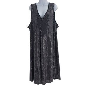 NTW Kate Hewko Sequin Layering Tank Dress